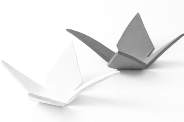 ceramic cranes