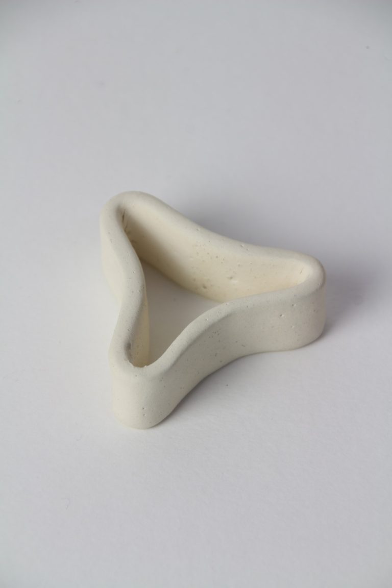 white ceramic ring