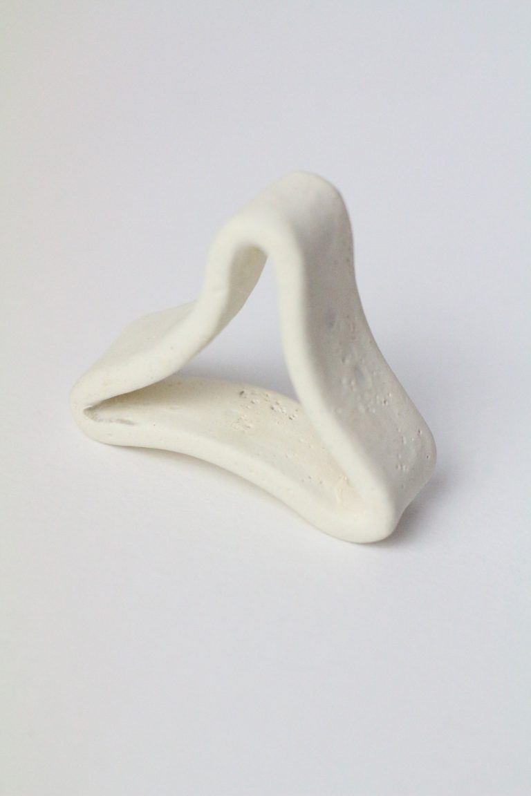 white ceramic ring