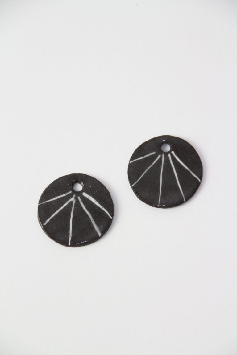 raggi di luna ceramic earrings